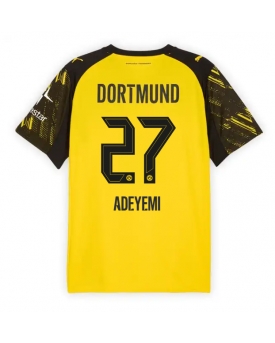 Billige Fotballdrakt Borussia Dortmund Karim Adeyemi #27 Replika Hjemmedrakt 2025-26 Kortermet Billige Fotballdrakt Borussia Dortmund Karim Adeyemi #27 Replika Hjemmedrakt 2025-26 Kortermet